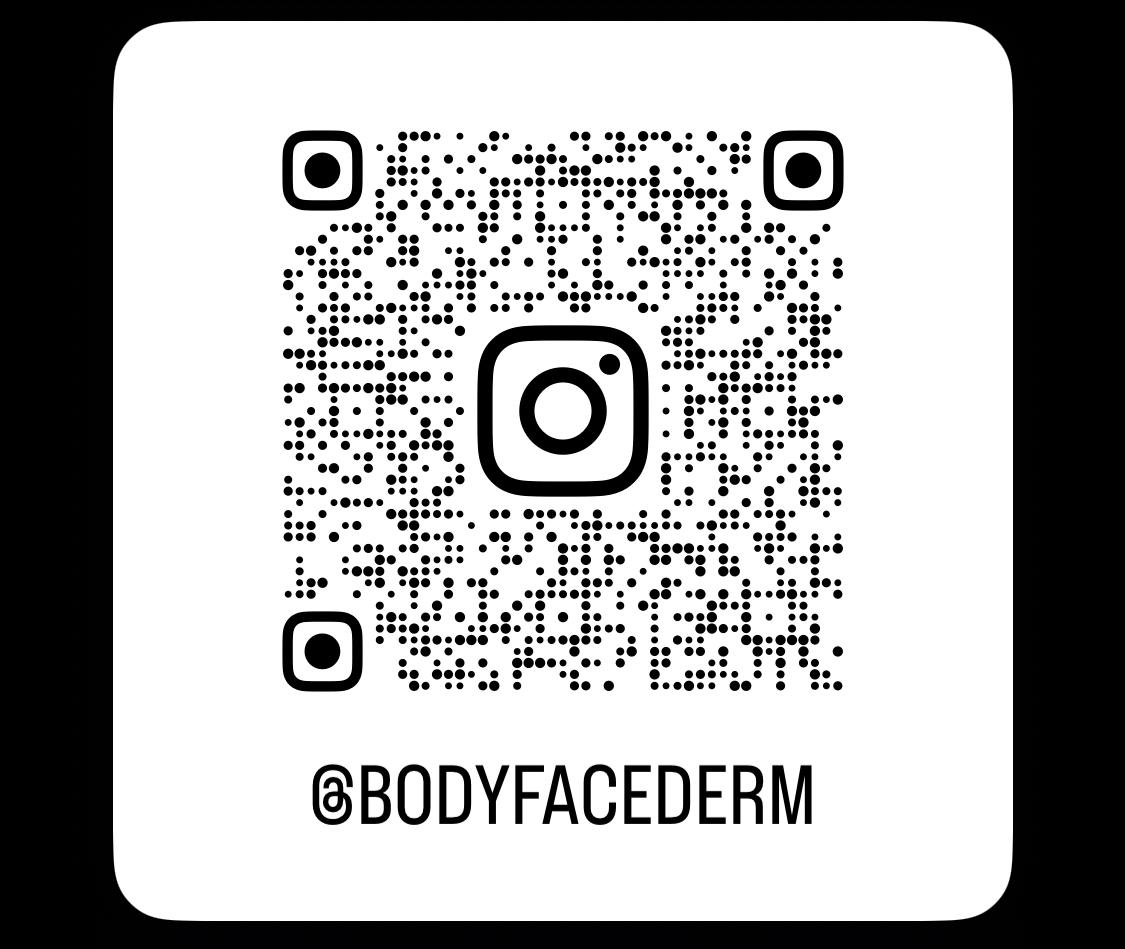 QR Code para o Instagram @bodyfacederm